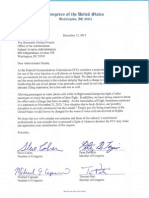 13.1212 Letter to Federal Aviation Administrator  Huerta on Cell Phones on Flights