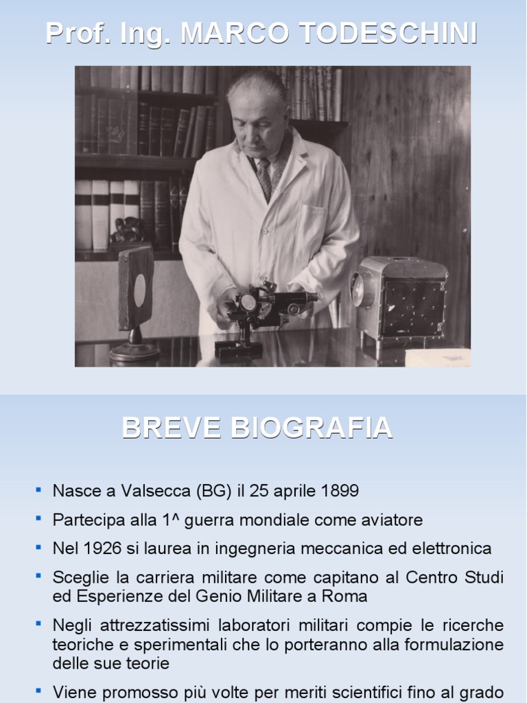 Marco Todeschini | PDF