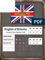 Kingdom of Britannia: Steward Class Guardian Tank
