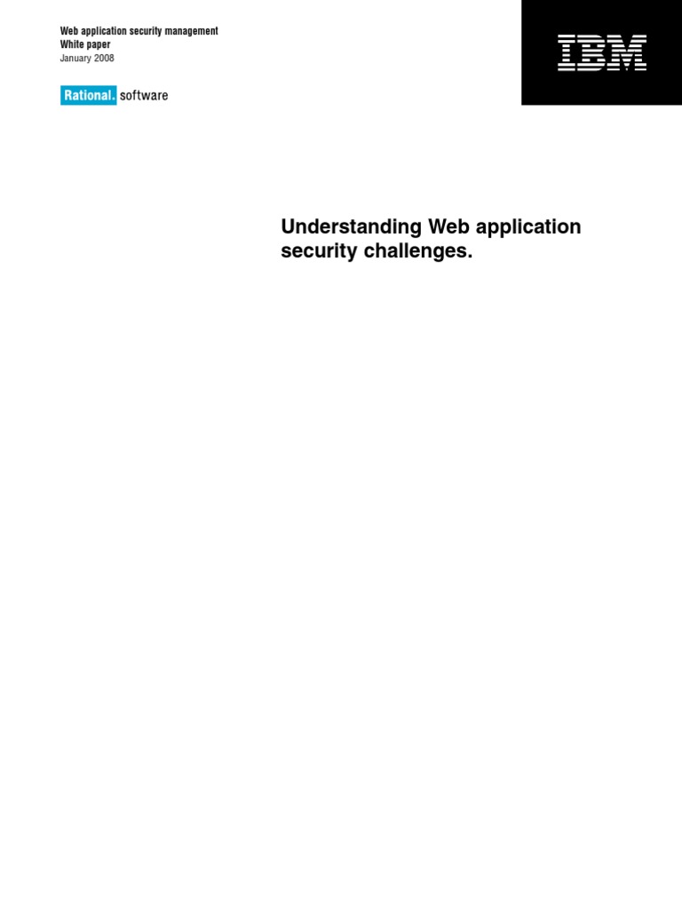 Web Application Security Challenges | PDF