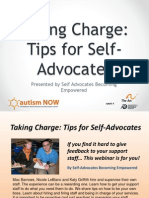 Self Advocates Becoming Empowered Webinar with Autism NOW September 10 2013