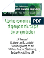 A Techno-economic Analysis of Open Pond Microalgae