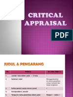 Critical Appraisal