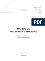 Reporting Manual E