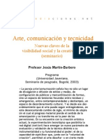 Seminario - Arte, comunicación y tecnicidad