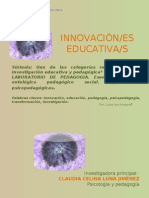 Innovación Educativa y pedagógica