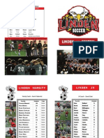 2009 Linden Eagles Soccer Program