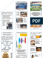 Triptico 2º Día Logro de aprendizaje estudiantes