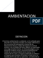 AMBIENTACION