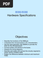 8086-8088 Hardware Specifications