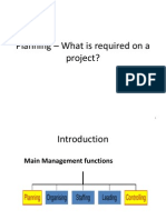 7.Planning-What Is Required On A Project