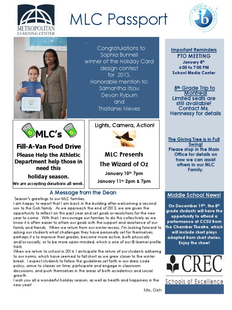 MLC Dec. 18 PassportFinal PDF Schools Teaching And Learning