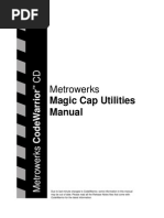 Metrowerks Magic Cap Utilities Manual