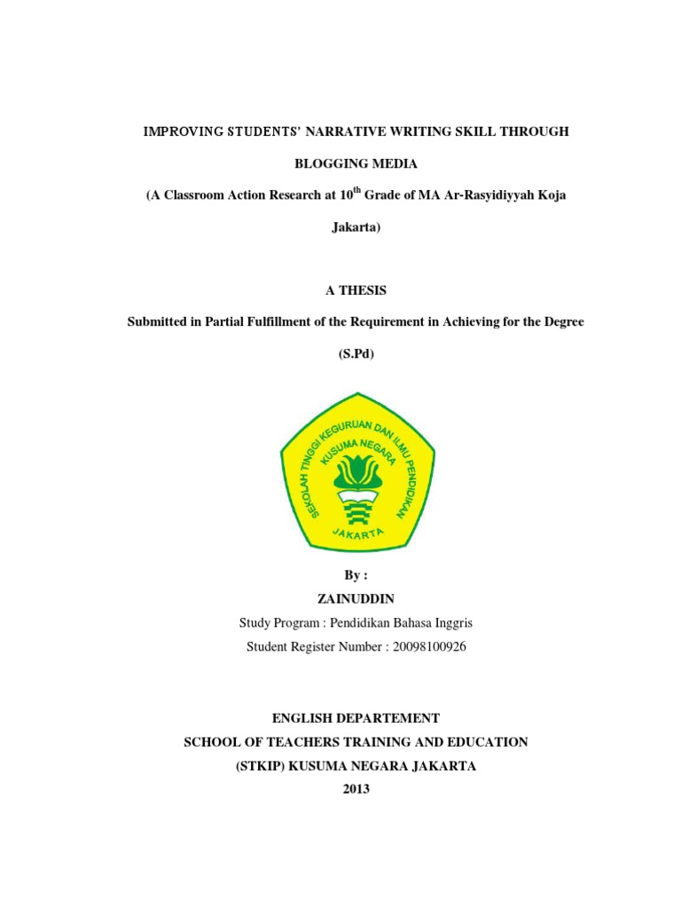 judul thesis bahasa inggris s2