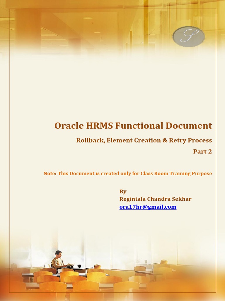 HRMS Rollback and Element Creation Guide | PDF | Payroll | Cheque