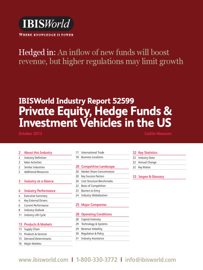 IBIS US Industry Report PDF Investment Fund Hedge Fund