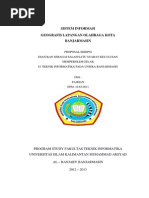 Download SISTEM INFORMASIGEOGRAFIS LAPANGAN OLAHRAGA KOTA  BANJARMASIN by amdani_CKL SN192467700 doc pdf
