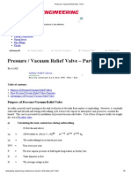 Pressure - Vacuum Relief Valve - Part 1
