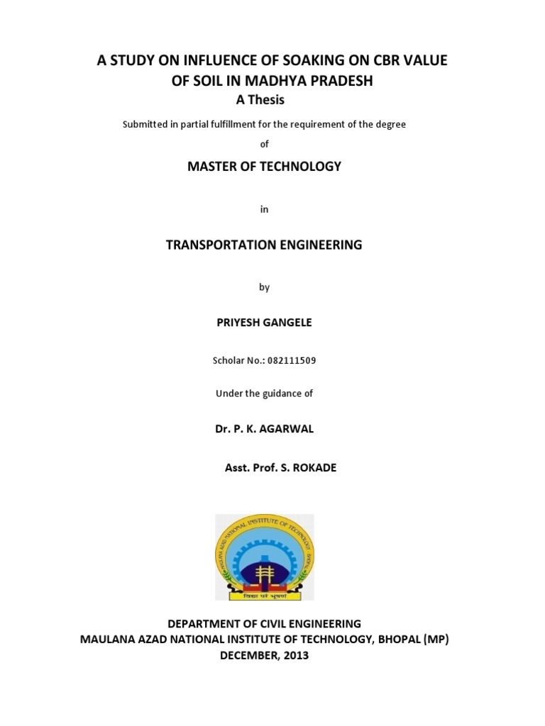 master thesis in civil engineering