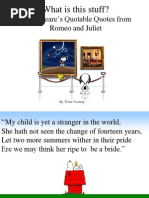 R and J Quotes