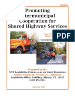 Promoting Intermunicipal Cooperation For Shared Highway Services