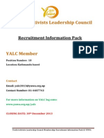 YALC 2014 Members Recruitment Pack