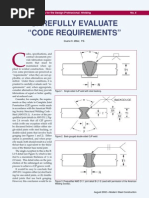 Carefully Evaluate Code Requirements