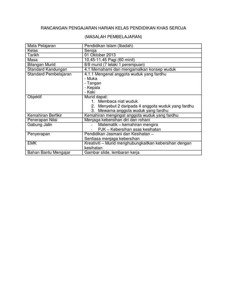 Rph Pedagogi Pendidikan Islam Pdf
