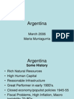 Argentina: March 2006 Maria Muniagurria