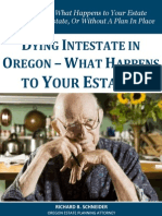 Dying Intestate in Oregon - What Happens To Your Estate?