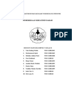 Laporan Praktikum Matakuliah Toksikologi Industri