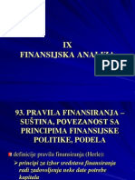 Finansijska Analiza