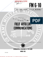 1960 US Army Vietnam War Field Artillery Communications 231p