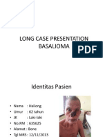 Long Case Presentation Basalioma