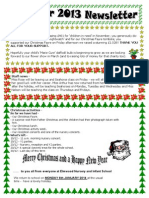 Christmas Newsletter2013