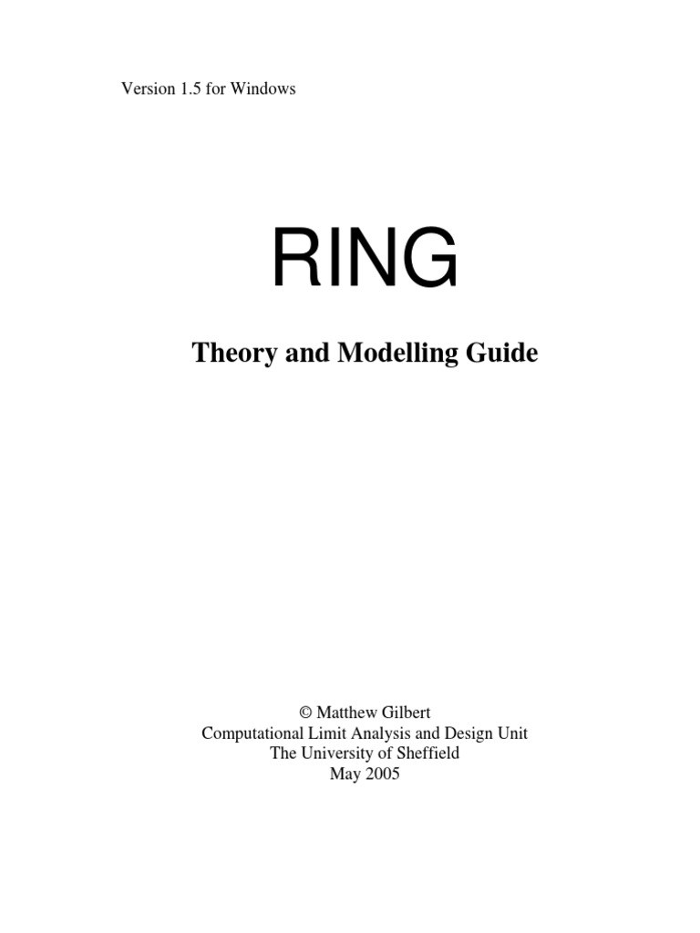 Limitstate RING 1.5 - Theory | PDF | Structural Load | Strength Of ...