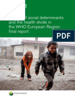 Review of Social Determinants and the Health Divide in the WHO European Region Final Report Eng