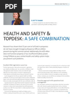 Health and safety & TOPdesk