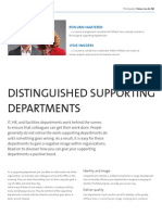 Distinguished Supporting Departments