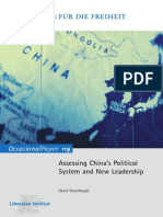 Assessing China’s Political System and New Leadership
