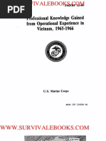 Download 1965-1966 US Marine Corps Professional Knowledge Gained From Operational Experience in Vietnam 5 by wwwsurvivalebookscom SN19252949 doc pdf