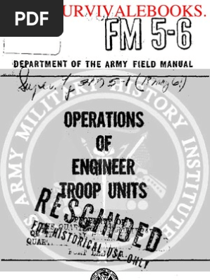 1965 US Army Vietnam War Engineer Troop Organizations & Operations 647p