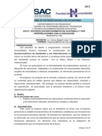 E03.01 Estudios Socioeconómicos de Guatemala y Sus Interrelaciones Con La Educación PDF
