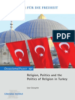 Religion, Politics and the Politics of Religion in Turkey