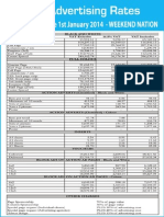 Weekend Nation Advertising Rates