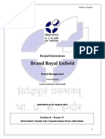 BM Assignment Brand Extensions Royal Enfield SectionC Group15