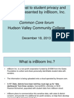 InBloom Presentation-12 18 13-Hudson Valley Community College