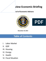 Council of Economic Advisers: Year in Review Economic Briefing 