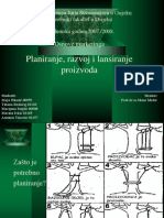 Planiranje, Razvoj I Lansiranje Proizvoda Power Point Prezentacija-2