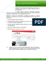 Guía para El Registro Al Sistema Redes Infonavit PDF
